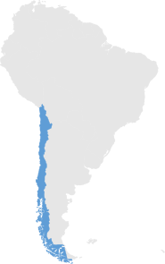 Mapa Chile Celeste